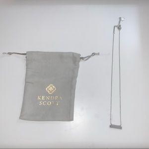 Leanor Silver Pendant Necklace In Slate Cats Eye